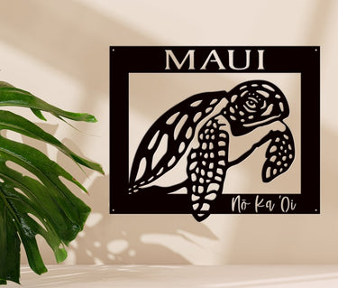 Maui No Ka Oi Sign - Simply Royal Design